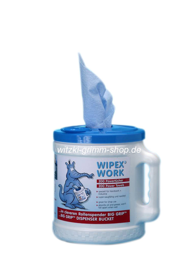 WIPEX®-Work im Wischtuchspender Big Grip