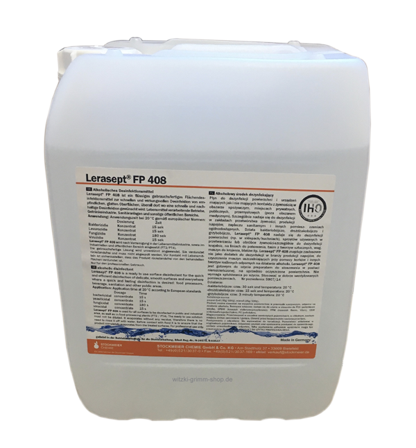 Lerasept® FP 408 10 Liter Schnelldesinfektion
